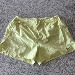 Neon Nike Running Shorts